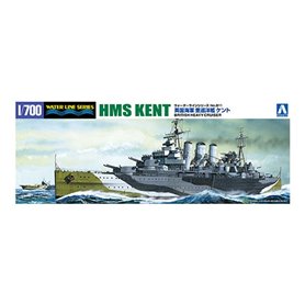 Aoshima 05673 1/700 811 HMS Kent British Heavy Cruiser