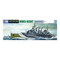 Aoshima 1:700 HMS Kent - BRITISH HEAVY CRUISER 