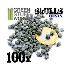 Green Stuff World Resin Skulls 100x