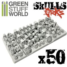 Green Stuff World RESIN ORK SKULLS - 50szt.