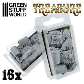 Green Stuff World RESIN TREASURE PIECES - 16szt.