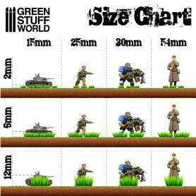 Green Stuff World Grass Tufts - 6mm Self-Adhesive – Burnt