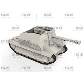 ICM 1:35 10.5cm leFH 16(Sf) auf Geschutzwagen FCM36(f) - WWII GERMAN SELF-PROPELLED HOWITZER