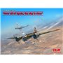 ICM DS7202 Over all of Spain, the sky is clear (SB 2M-100 Katiushka + two Me 109 E3 Pilot Ace)