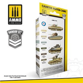AMIG7181 ZESTAW: ARMOUR SET-CAUNTER BRITISH CAMO
