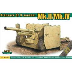 ACE 1:72 Ordnance QF 6-POUNDER Mk.II / Mk.IV 