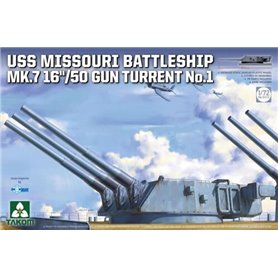 Takom 5015 USS Missouri Battleship Mk.7 16'/50 Gun Turret No.1