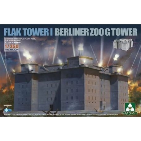 Takom 6004 Flak Tower I Berilner Zoo G Tower