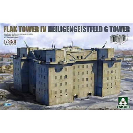 Takom 6005 Flak Tower IV Heiligengeistfeeld G Tower