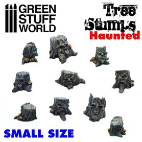 Green Stuff World Small Haunted Tree Stumps