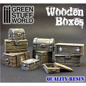 Green Stuff World WOODEN BOXES SET