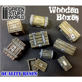 Green Stuff World WOODEN BOXES SET