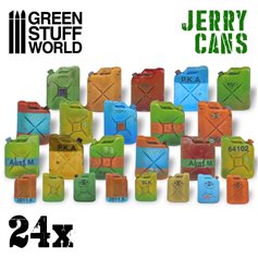 Green Stuff World RESIN JERRY CANS - 24szt.