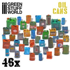 Green Stuff World RESIN OIL CANS - 46szt.