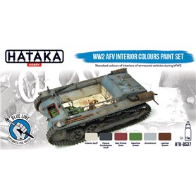 Hataka BS37 WW2 AFV Interior Colours paint set