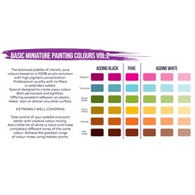 Hataka DS02 Basic Miniature Painting Colours vol.2