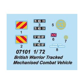 Trumpeter 1:72 British Warrior Tracked Mechanised Combat Vehicle