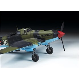 Zvezda 1:48 Ilyushin Il-2 Stormovik Model 1943 - SOVIET TWO-SEAT ATTACK AIRCRAFT