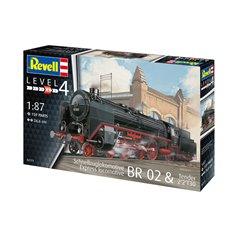 Revell 1:87 Schnellzuglokomotive BR 02 + Tender 2'2'T30 - EXPRESS LOCOMOTIVE