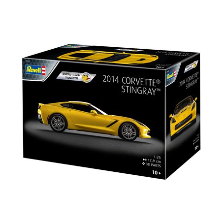 Revell 07825 1:25 2014 Corvette Stingray "Promotion Box" Car Model Kit