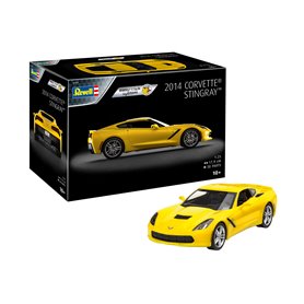 Revell 07825 1:25 2014 Corvette Stingray "Promotion Box" Car Model Kit