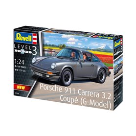 Revell 1:24 Porsche 911 Carrera 3.2 Coupe - MODEL SET - w/paints 
