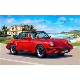 Revell 1:24 Porsche 911 Carrera Targa G - MODEL SET - z farbami