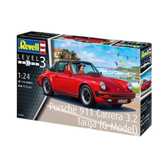 Revell 1:24 Porsche 911 Carrera Targa G - MODEL SET - w/paints 