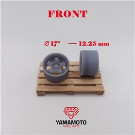 Yamamoto 1:24 Felgi WORK MEISTER S1 2P 17" 4 NUTS