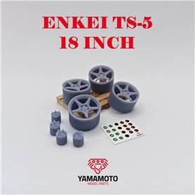 Yamamoto 1:24 ENKEI TS-5 18" rims 
