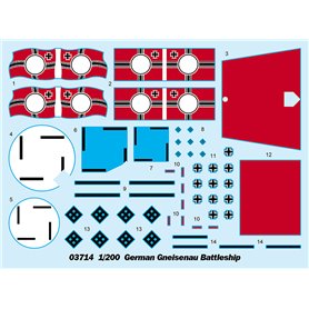 Trumpeter 1:200 Gneisenau - GERMAN BATTLESHIP