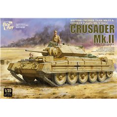 Border Model 1:35 Crusader Mk.II - BRITISH CREUISER TANK MK.VI + GERMAN PZ.KPFW.MK V 740(E)