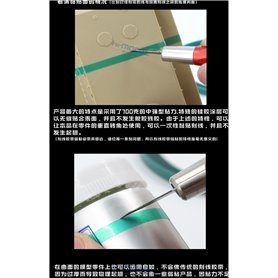 Border Model BD0037-3 Transparent Green Engraved Hard-Edged Tape 3mm