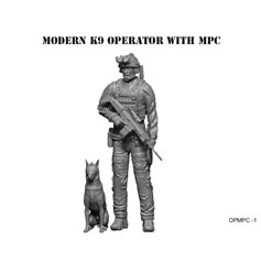 G&G Simulations 1:35 Operator NATO – handler with a MPC fighting dog 