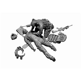 G&G Simulations 1:35 Operator NATO – medyk podczas pomocy