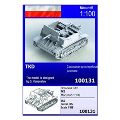 Zebrano 1:100 Resin model kit TKD - POLISH SPG 