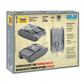 Zvezda 1:100 Sturmgeschutz StuG.IV - GERMAN ASSAULT GUN