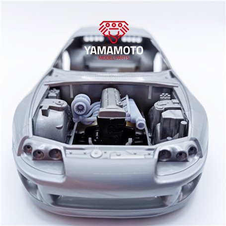 Yamamoto YMPTUN42 Turbo Kit 2JZ Toyota Supra for Tamiya 24123