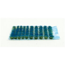 Dark Blue Flowers 6mm