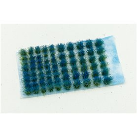 Dark Blue Flowers 6mm