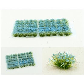 Light Blue Flowers 6mm
