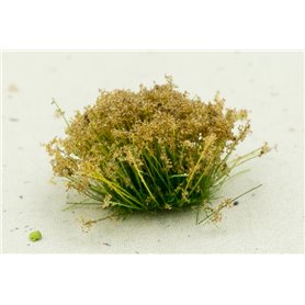 Dark Brown Flowers 6mm