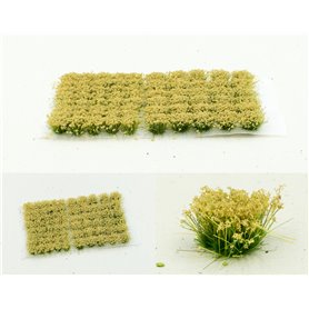 Beige Flowers 6mm