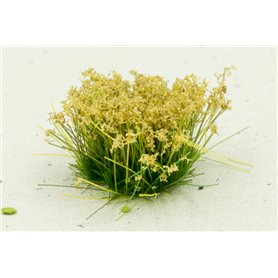 Beige Flowers 6mm
