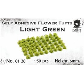 Light Green Flowers 6mm