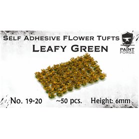 Kwiatki Leafy Green Flowers 6mm