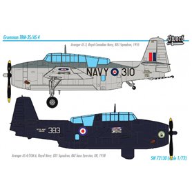 Sword 1:72 Grumman TBM-3S / Avenger AS.4