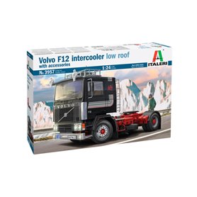 Italeri 1:24 Volvo F-12 Intercooler - LOW ROOF W/ACCESSORIES