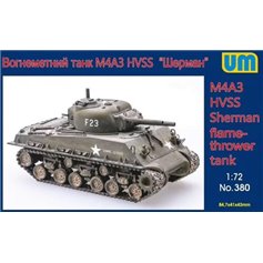 UM 1:72 M4A3 HVSS Sherman - FLAME-THROWER TANK 