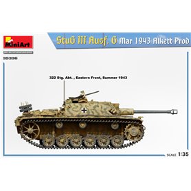 Mini Art 1:35 Stumrgeschutz StuG.III Ausf.G - MARCH 1943 - ALKETT PRODUCTION